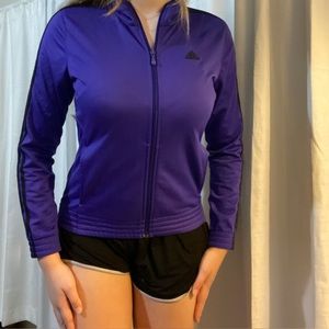 Purple Adidas jacket